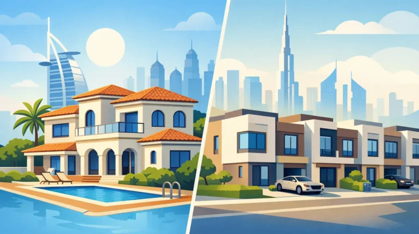Villa vs Townhouse Dubai: Which Home Fits You?